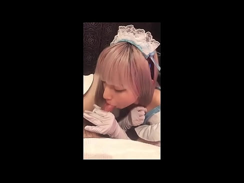 ❤️ Japanisches Idol [mayuka], französisches Dienstmädchenkostüm, Teil 1, Blowjob und Wichsen mit Lotion ☑ Porno bei uns